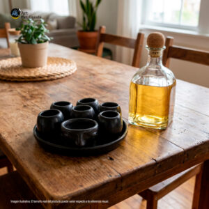 Juego de 6 Tequileros Mezcaleros Con Salero